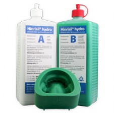 Ernst Hinrichs Hinrisil Hydro Duplicating Silicone 1:1 - Shore 22-24 - Green - 2 x 1kg (2kg) - 107960 - CLEARANCE - PARTLY USED
